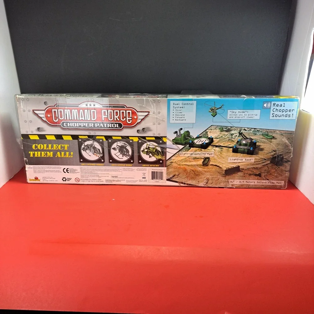 Jasman Command Force Chopper AH-6 Little Bird Black New Open Box